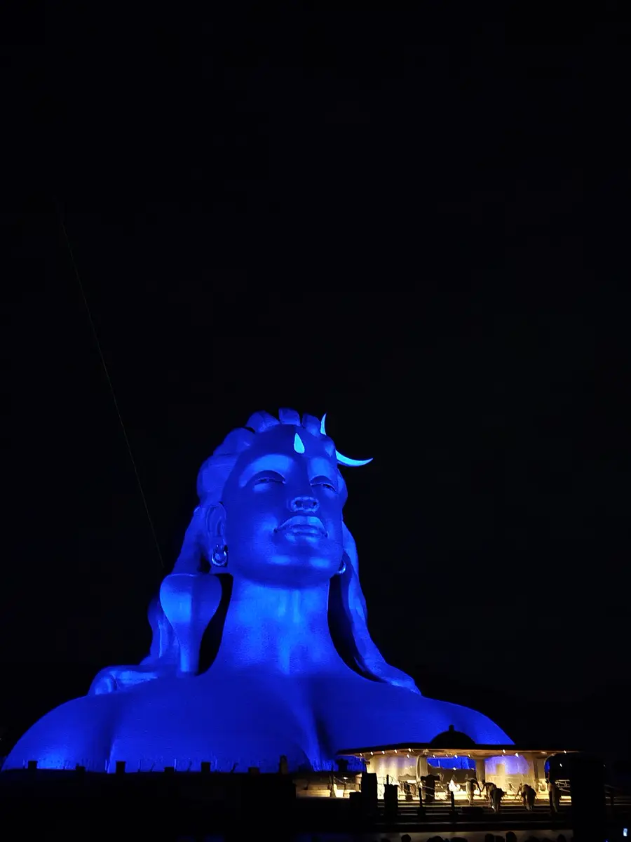 Adiyogi Shiva statue near Coimbatore